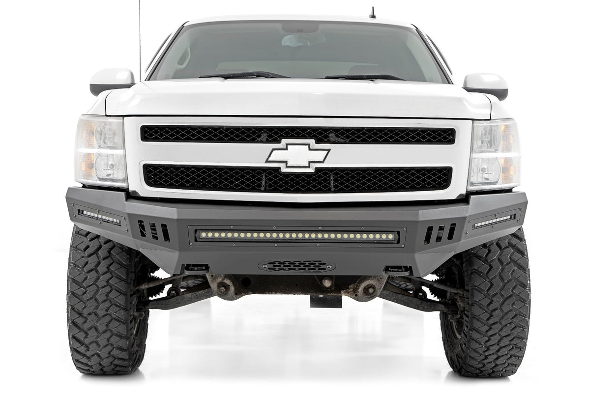 Front High Clearance Bumper | BLK LEDs | Chevy Silverado 1500 2WD/4WD (07-13) - Bumpers (Image 2 of 6)