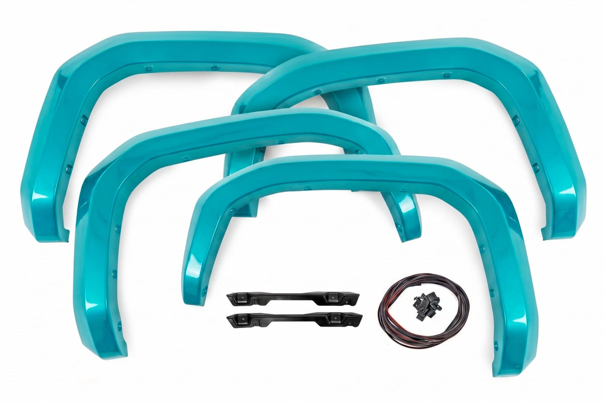 Rough Country O-T12421-796 Sport Fender Flares | 796 Wave Maker | Toyota Tacoma 2WD/4WD (2024-2026) - Studio View 4