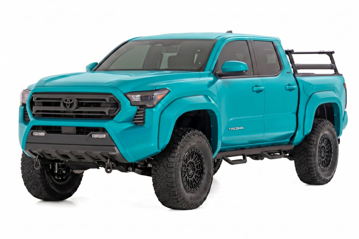 Rough Country O-T12421-796 Sport Fender Flares | 796 Wave Maker | Toyota Tacoma 2WD/4WD (2024-2026) - Studio View 2