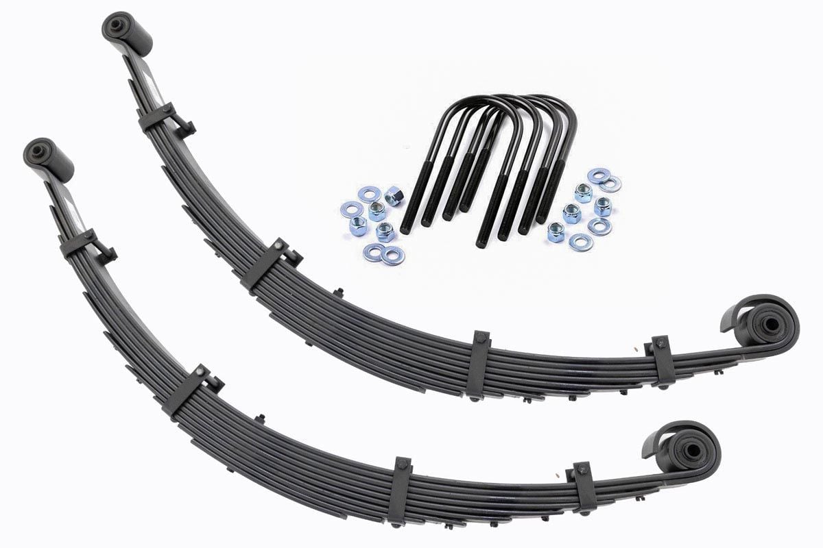 Front Leaf Springs |8" Lift | Pair | Ford F-250/F-350 Super Duty 4WD (99-04) - Susp Accessories (Image 1 of 4)