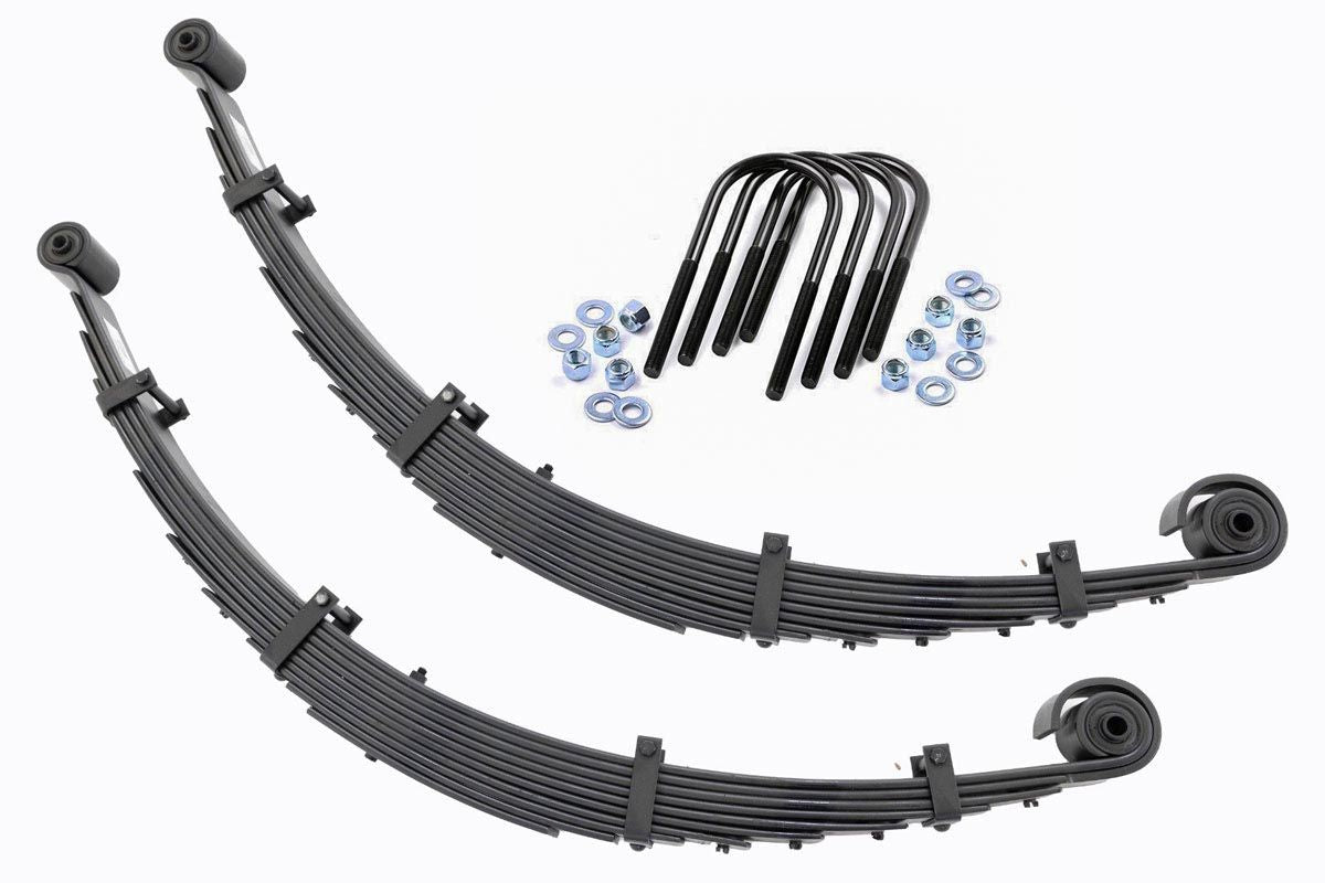 Rough Country 8073Kit Front Leaf Springs |8" Lift | Pair | Ford F-250/F-350 Super Duty 4WD (99-04) - Image 1
