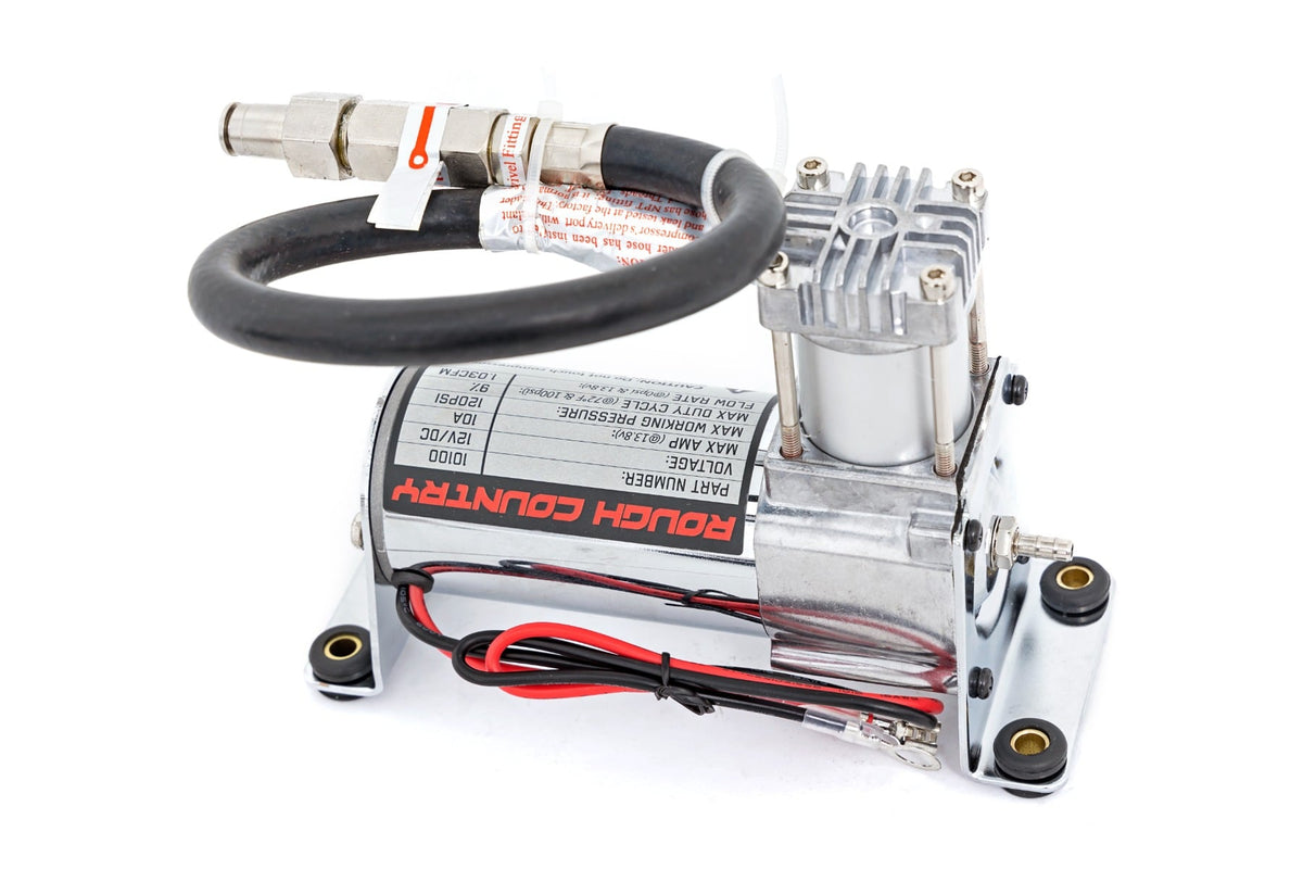 Onboard Air Bag Compressor Kit w/Gauge - Air Spring Kits (Image 4 of 6)