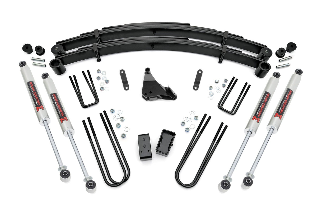 Rough Country 49540 4 Inch Lift Kit | Rear Blocks | M1 | Ford F-250/F-350 Super Duty 4WD (99-04) - Image 1