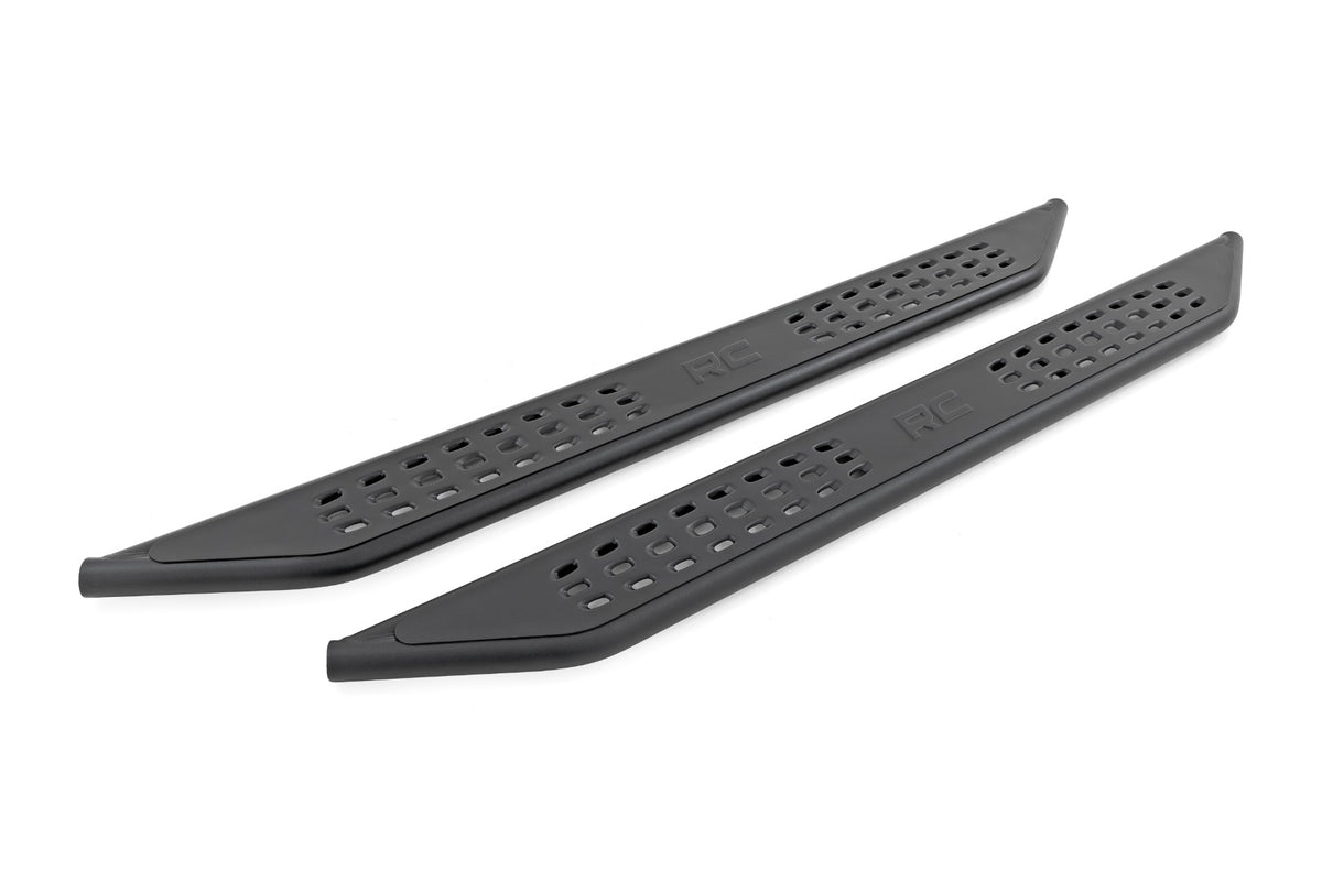 Rough Country 14012 OV2 Running Boards | Side Step Bars | Crew Cab | Toyota Tacoma 2WD/4WD (16-23) - Studio View 5