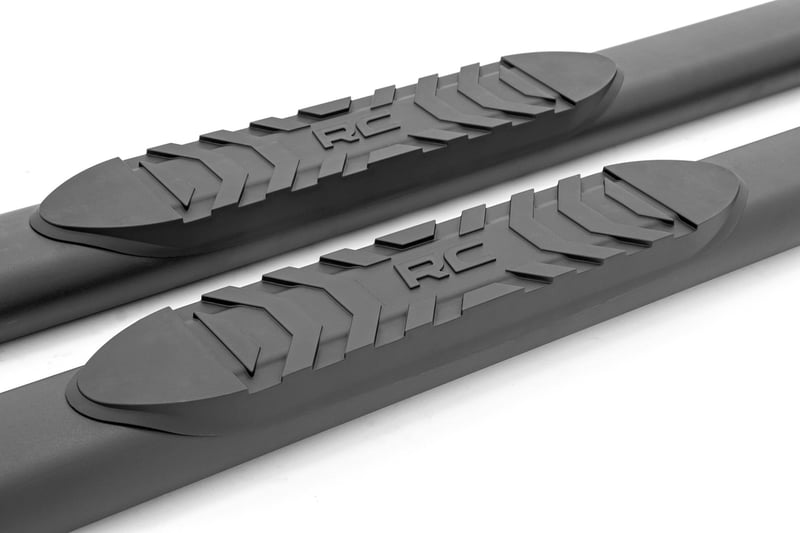RC Oval Nerf Step | Crew Cab | Black | Ram 1500/2500/3500 2WD/4WD (2010-2025 & Classic) (manufacturer page)