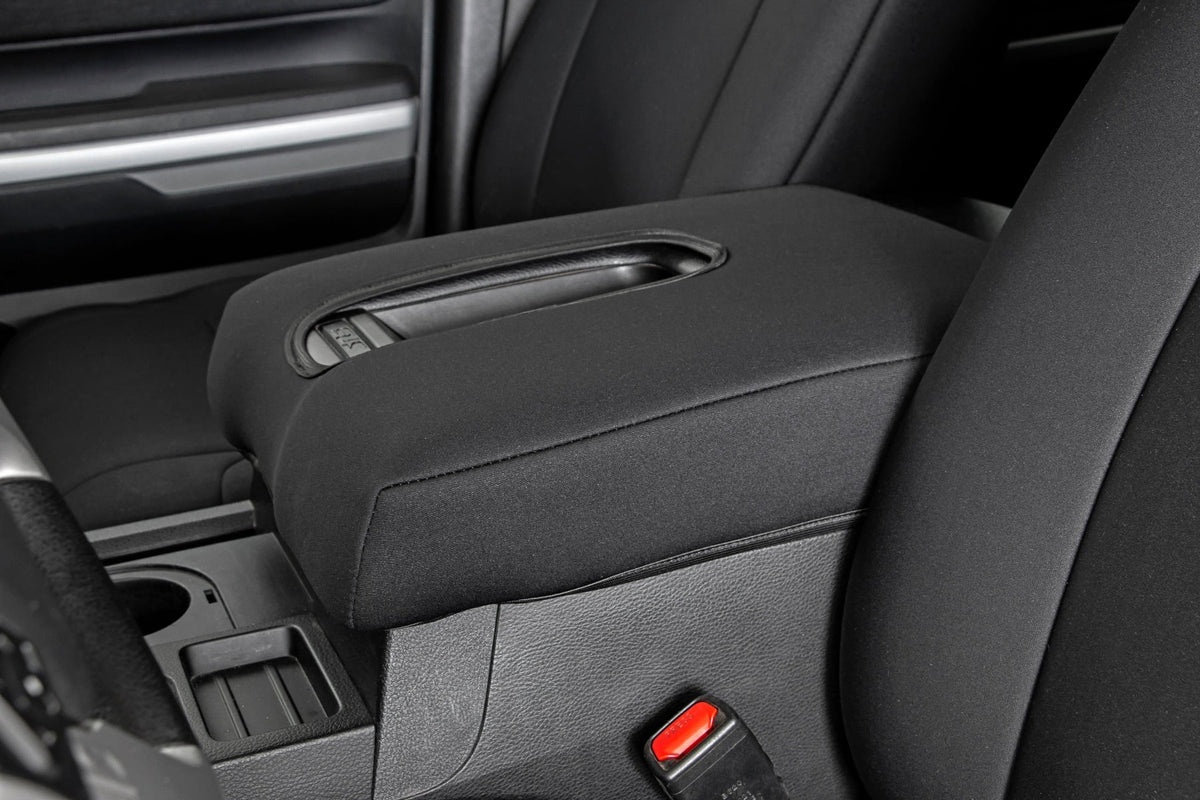 Rough Country 91026A Seat Covers | Front W/ Console Cover | Toyota Tundra 2WD/4WD (2014-2021) - Image 3