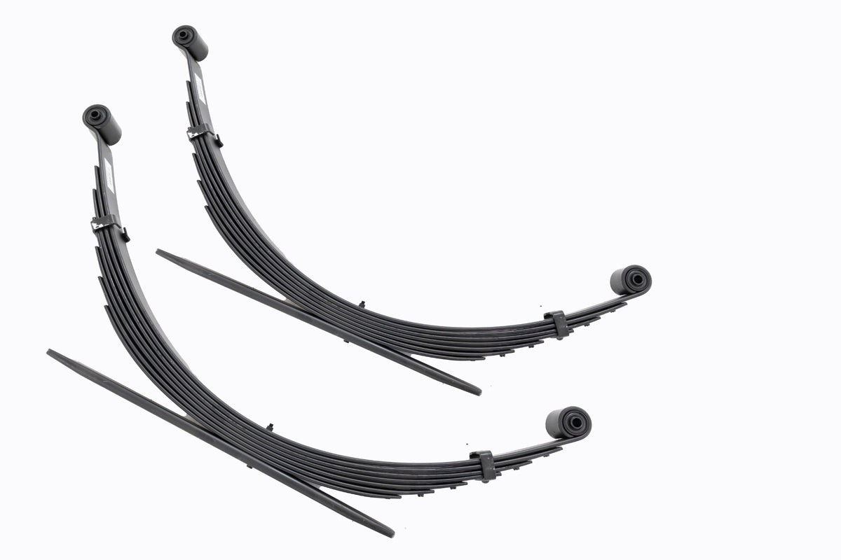 Rough Country 8072Kit Rear Leaf Springs | 8" Lift | Pair | Ford F-250/F-350 Super Duty 4WD (99-07) - Image 1