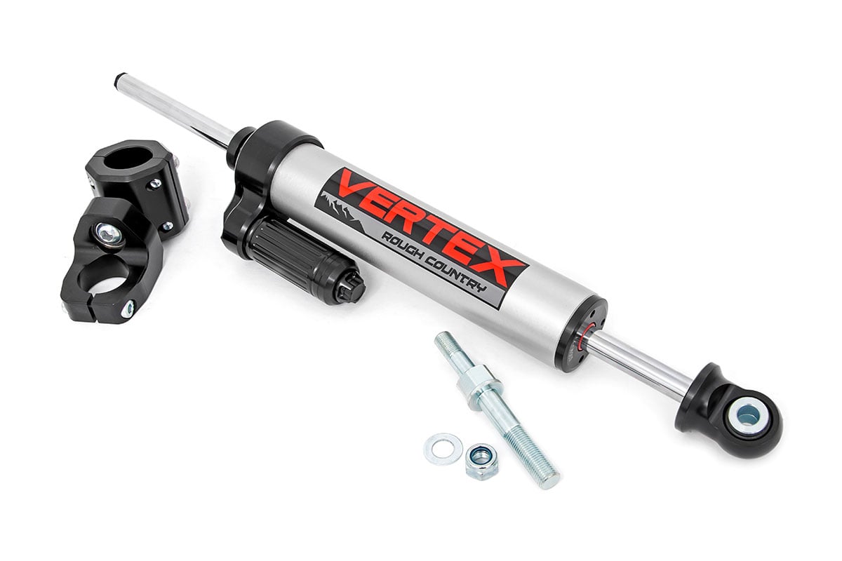 Vertex Steering Stabilizer | Pass-Through | Jeep Wrangler JK/Wrangler Unlimited (07-18) - Vertex Shocks (Image 4 of 4)