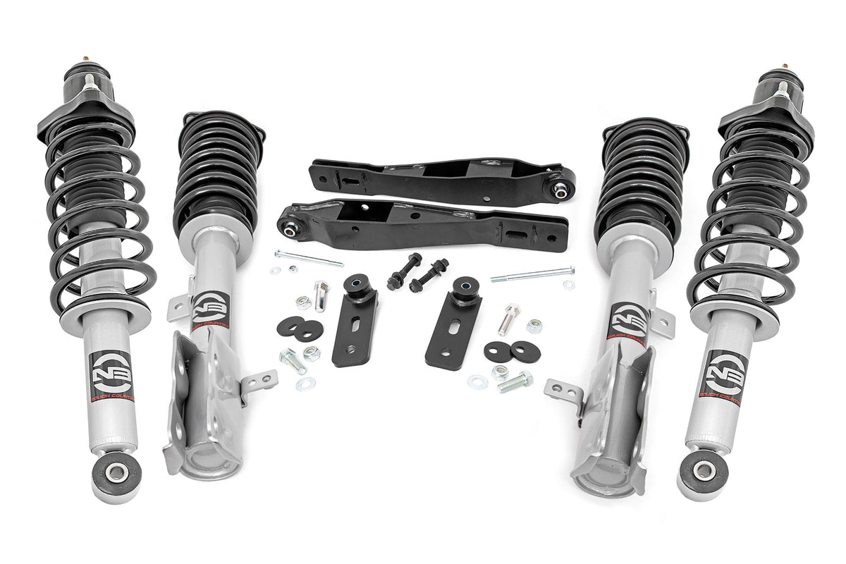 Rough Country 6532 2 Inch Block & U-Bolt Kit | Chevy/GMC 1500 2WD/4WD (99-24) - Image 1
