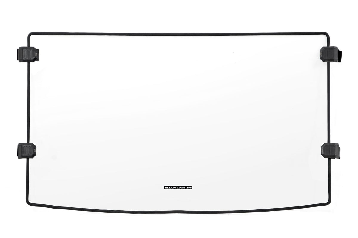 Full Windshield | Scratch Resistant | Mid Size | Polaris Ranger 500/Ranger 800 Mid-Size - Windshields (Image 2 of 6)