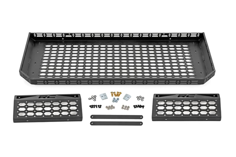 RC Bed Rack | Spare Tire Mount | Polaris Xpedition XP (manufacturer page)