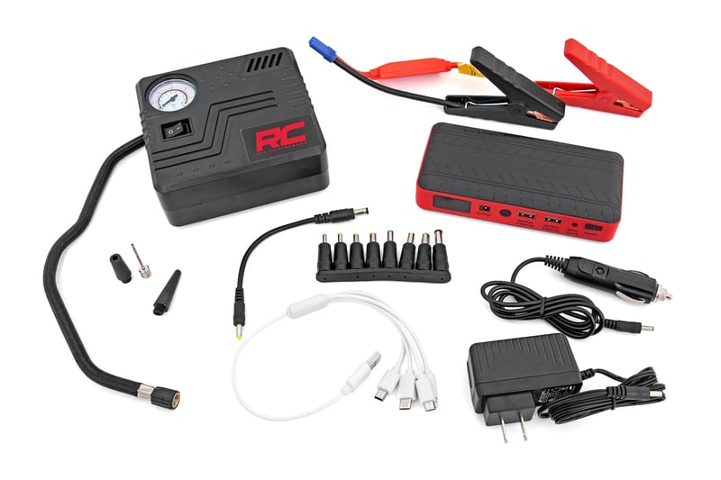 RC Battery Jumper And Air Compressor Combo (manufacturer page)