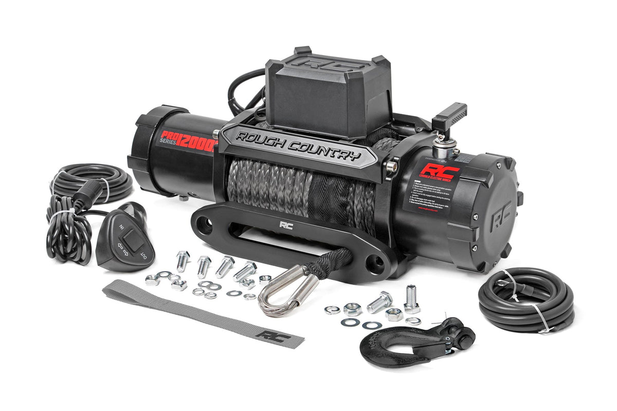 12000-Lb Pro Series Winch | Synthetic Rope - Winches & Acc (Image 1 of 6)