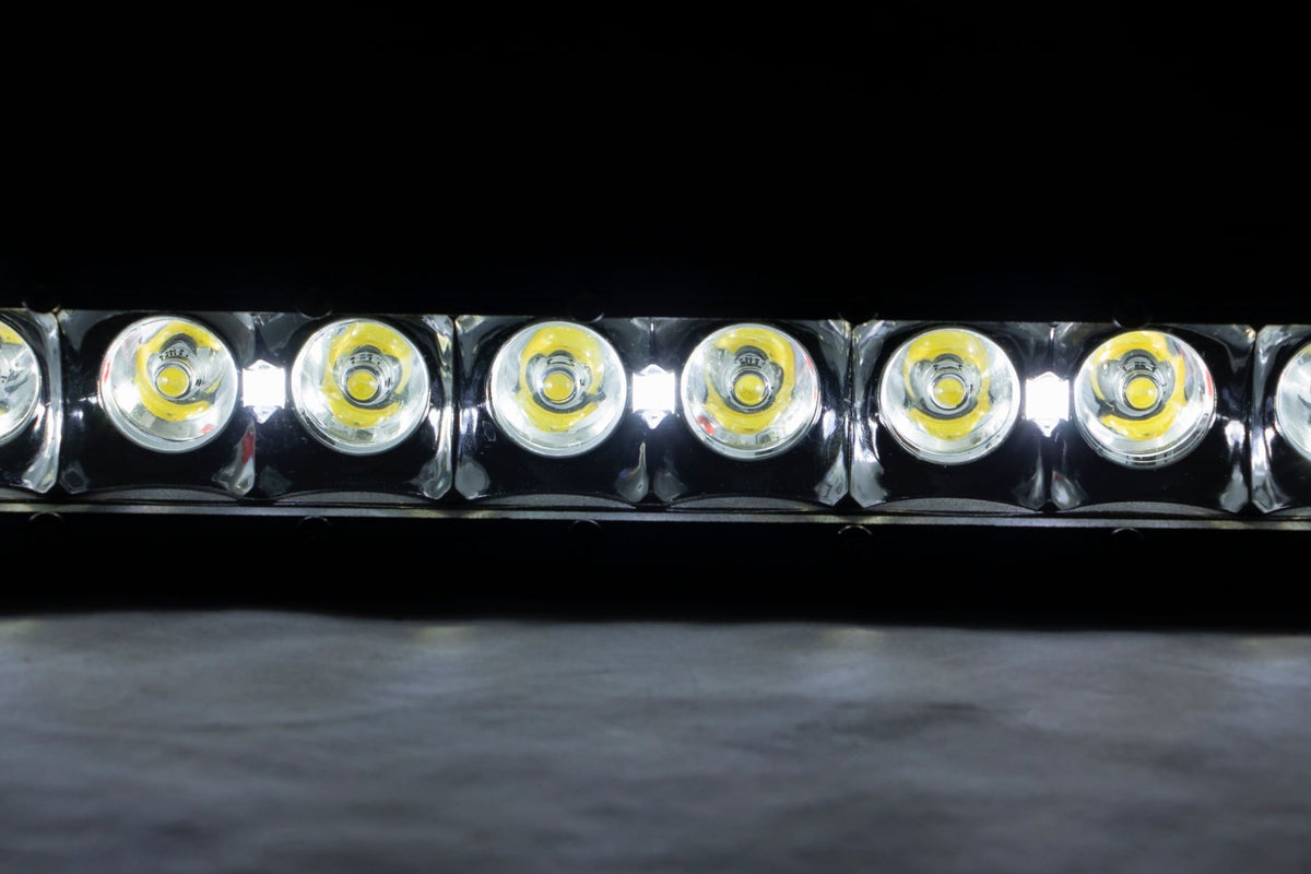 8 Inch Black Series LED Light Bar | Single Row | Cool White DRL | Pair - Lighting & Acc (Image 3 of 6)