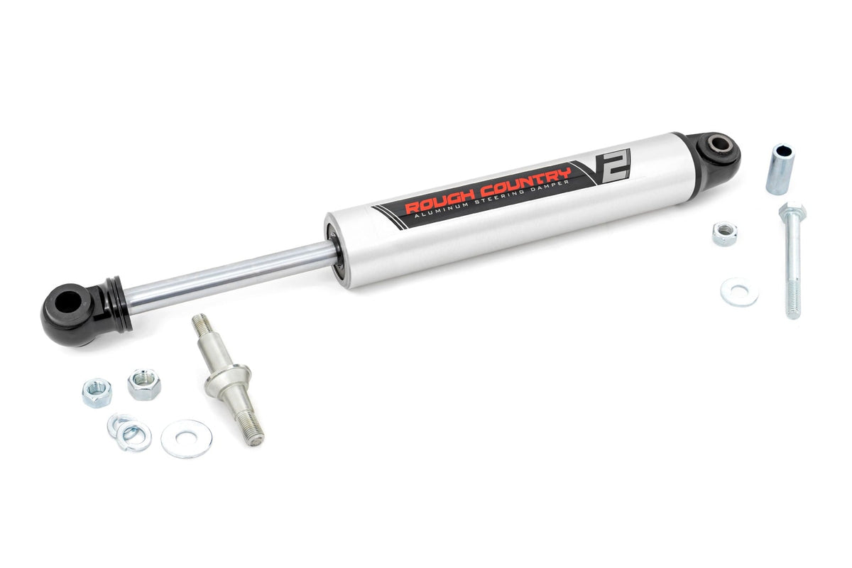 V2 Steering Stabilizer | Multiple Makes & Models (Chevy/GMC/Jeep) - Vertex Shocks