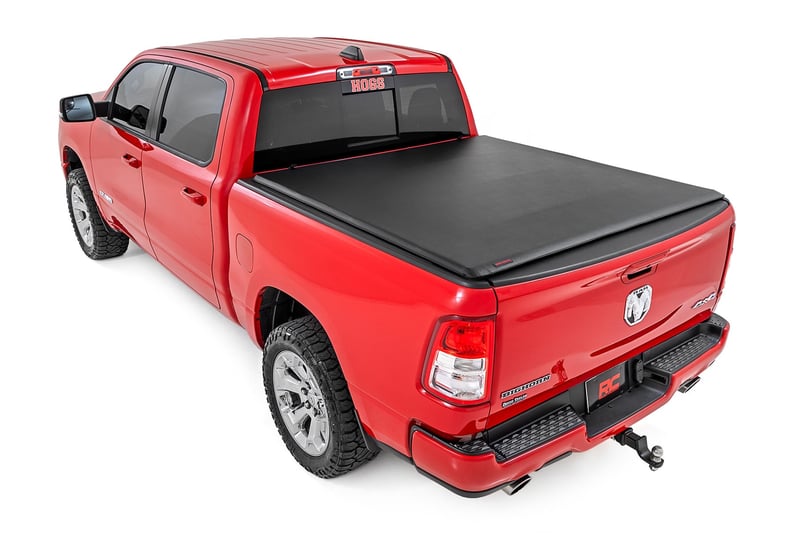 RC Soft Roll Up Bed Cover | 5'7" Bed | No Rambox | Ram 1500 (19-26)/1500 TRX (21-24) (manufacturer page)