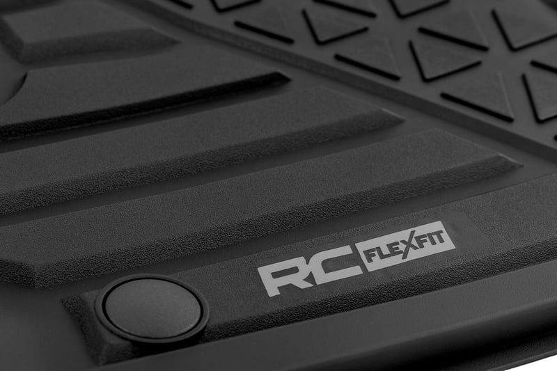 RC Flex-Fit Floor Mats | FR & RR | Crew | Ram 1500 (19-24)/1500 TRX (21-24) (manufacturer page)