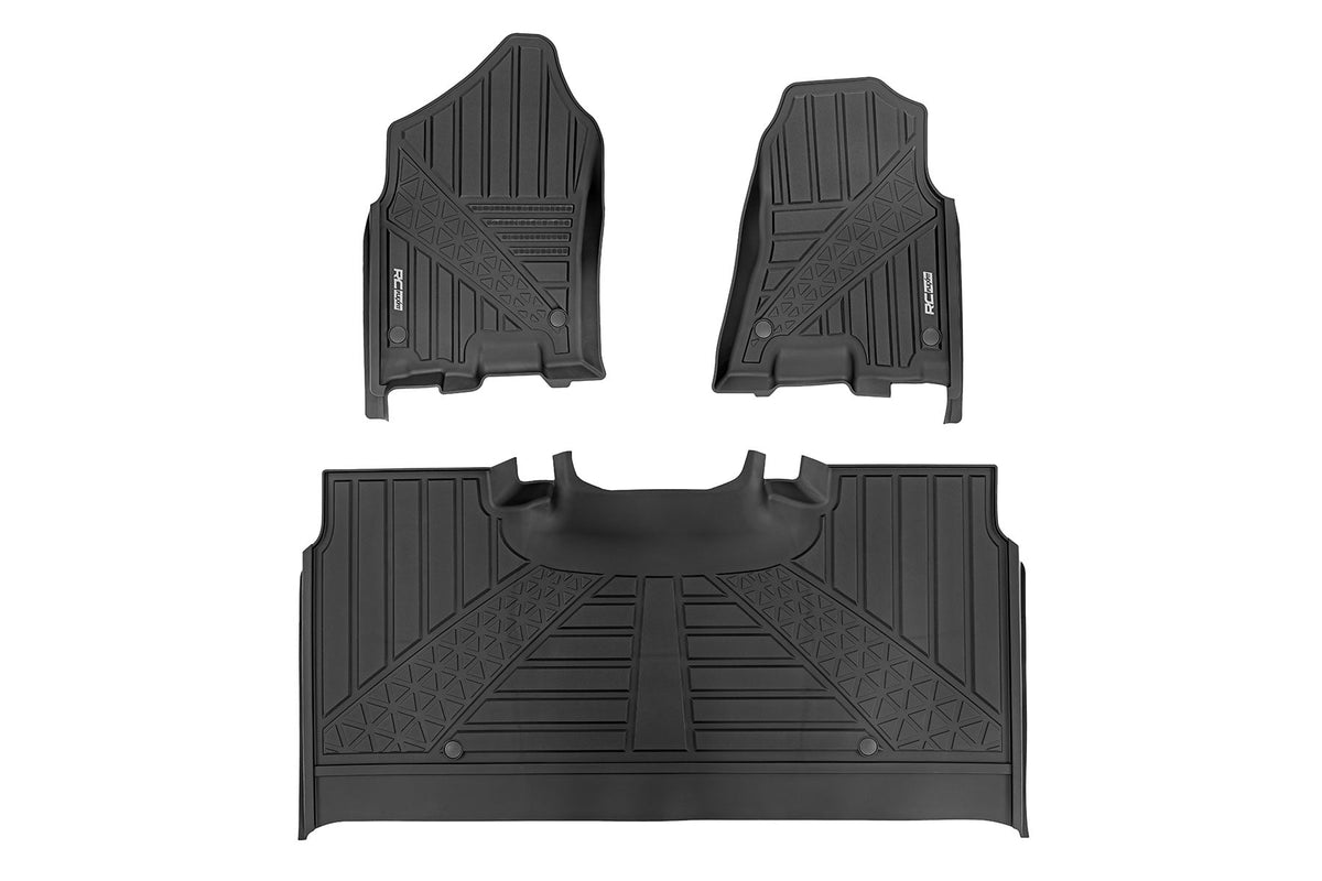 RC Flex-Fit Floor Mats | FR & RR | Crew | Ram 1500 (19-24)/1500 TRX (21-24) (manufacturer page)