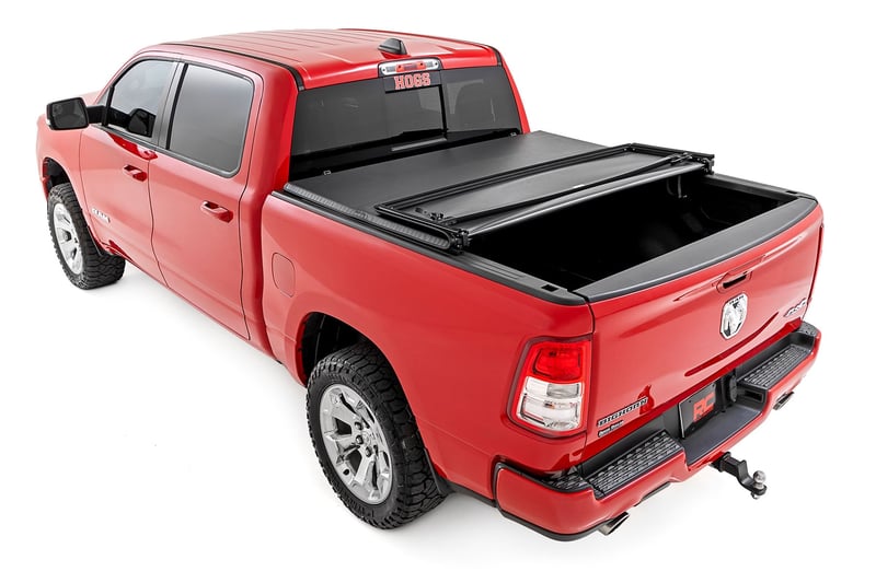 RC Soft Tri-Fold Bed Cover | 6'4" Bed | Ram 1500 (19-26)/1500 TRX (21-24) (manufacturer page)
