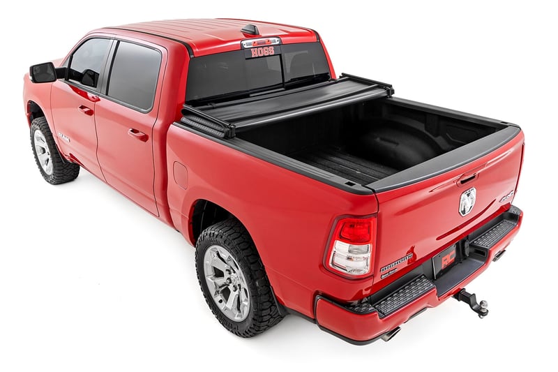 RC Soft Tri-Fold Bed Cover | 6'4" Bed | Ram 1500 (19-26)/1500 TRX (21-24) (manufacturer page)