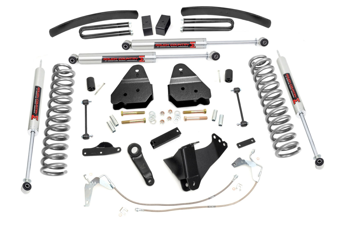 Rough Country 59740 6 Inch Lift Kit | Gas | M1 | Ford F-250/F-350 Super Duty 4WD (2008-2010) - Image 1