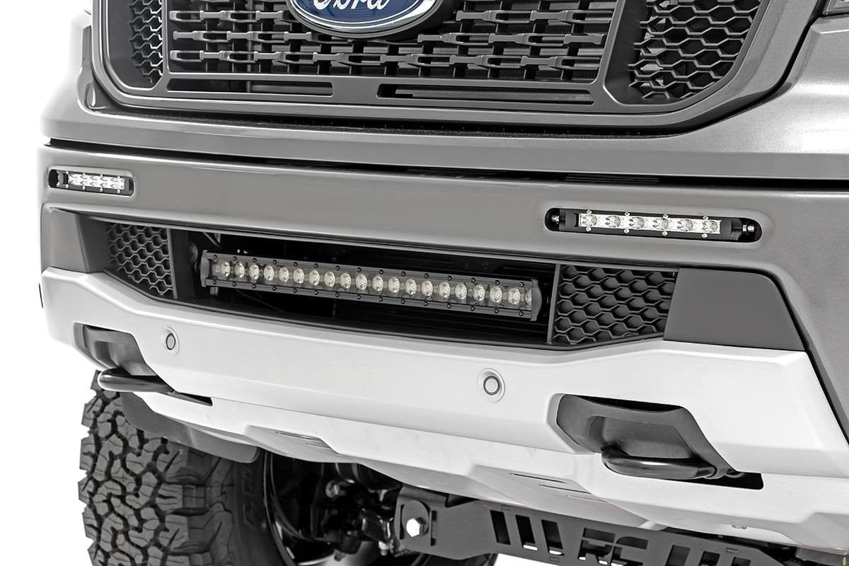 RC LED Light Kit | Bumper Mount | 20" Spectrum Single Row | Ford Ranger (19-23) (manufacturer page)