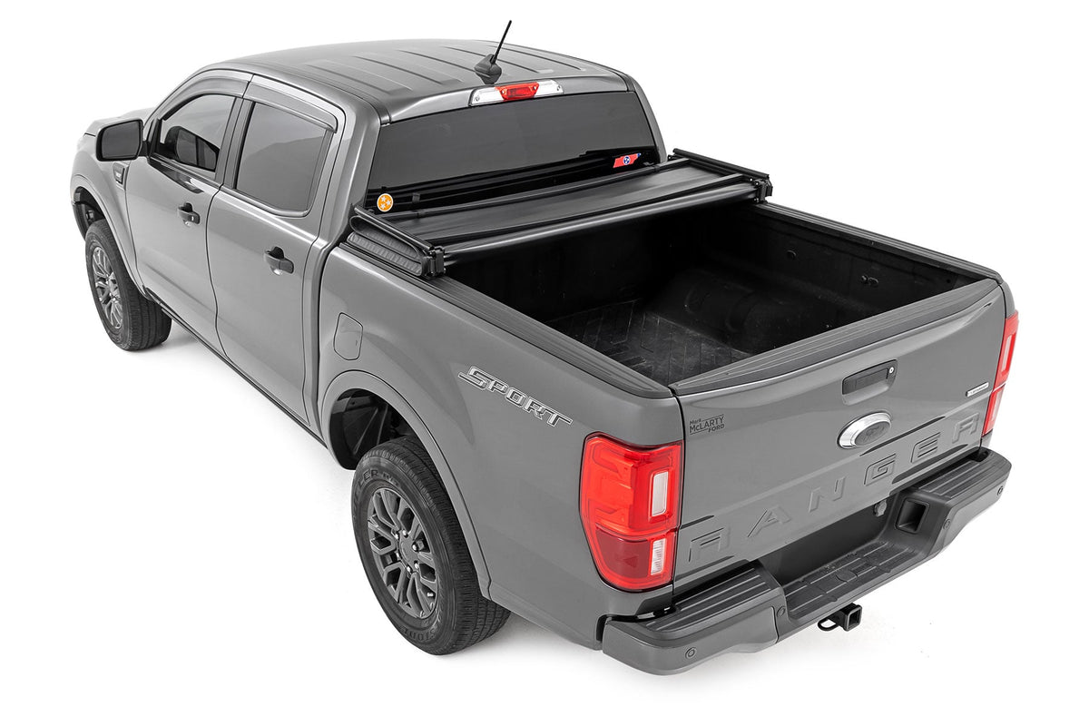 Soft Tri-Fold Bed Cover | 5' Bed | Ford Ranger 2WD/4WD (2019-2023) - Bed Covers (Image 5 of 6)