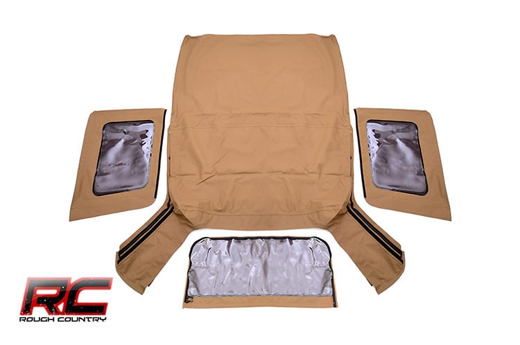 RC Soft Top | Replacement | Black | 2 Door | Jeep Wrangler JK 4WD (2007-2009) (manufacturer page)