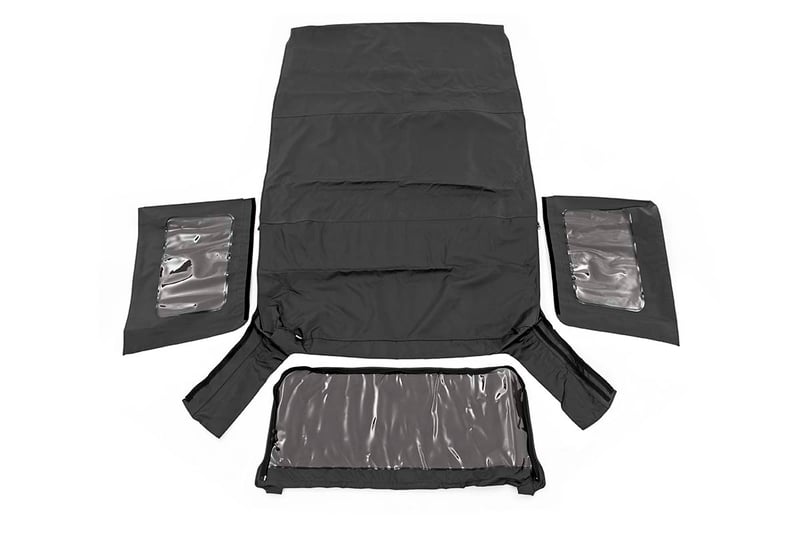 RC Soft Top | Replacement | Black | 4 Door | Jeep Wrangler Unlimited (07-09) (manufacturer page)