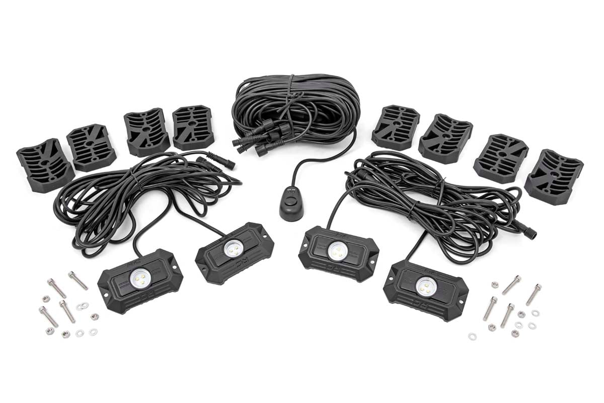 LED Rock Light  Kit | 4 Piece Set - Lighting & Acc (Image 1 of 4)