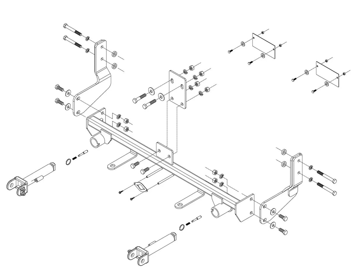 Roadmaster 521886-5 Direct-Connect Baseplate Kit (Mini Cooper S) - View 1