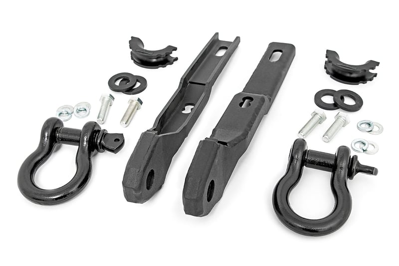 RC Tow Hook Brackets | D-Ring Combo | Nissan Titan 2WD/4WD (2017-2024) (manufacturer page)