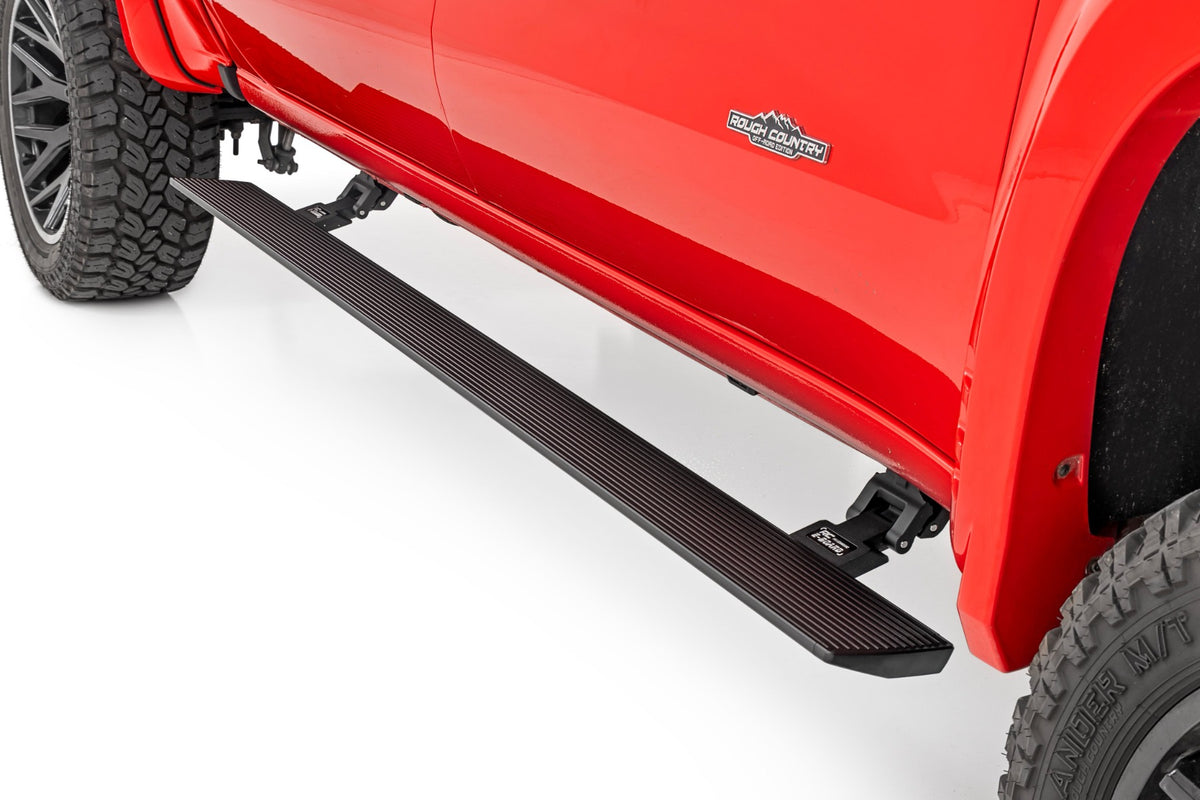 RC Power Running Boards | Dual Electric Motor | Double Cab | Chevy/GMC 1500/2500HD/3500HD 2WD/4WD (manufacturer page)