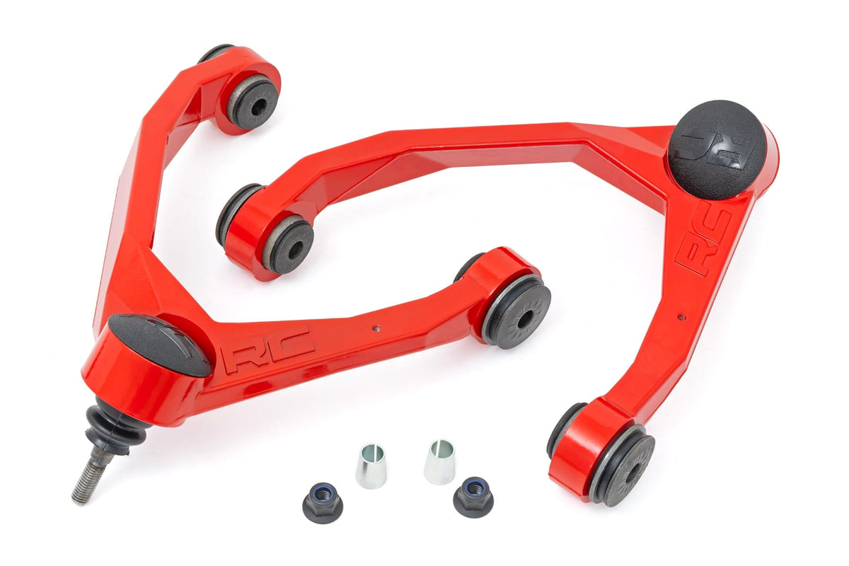 Red Forged Upper Control Arms | 2.5-3.5 Inch Lift | Chevy/GMC 1500 Truck & SUV (07-18 & Classic) - Susp Accessories