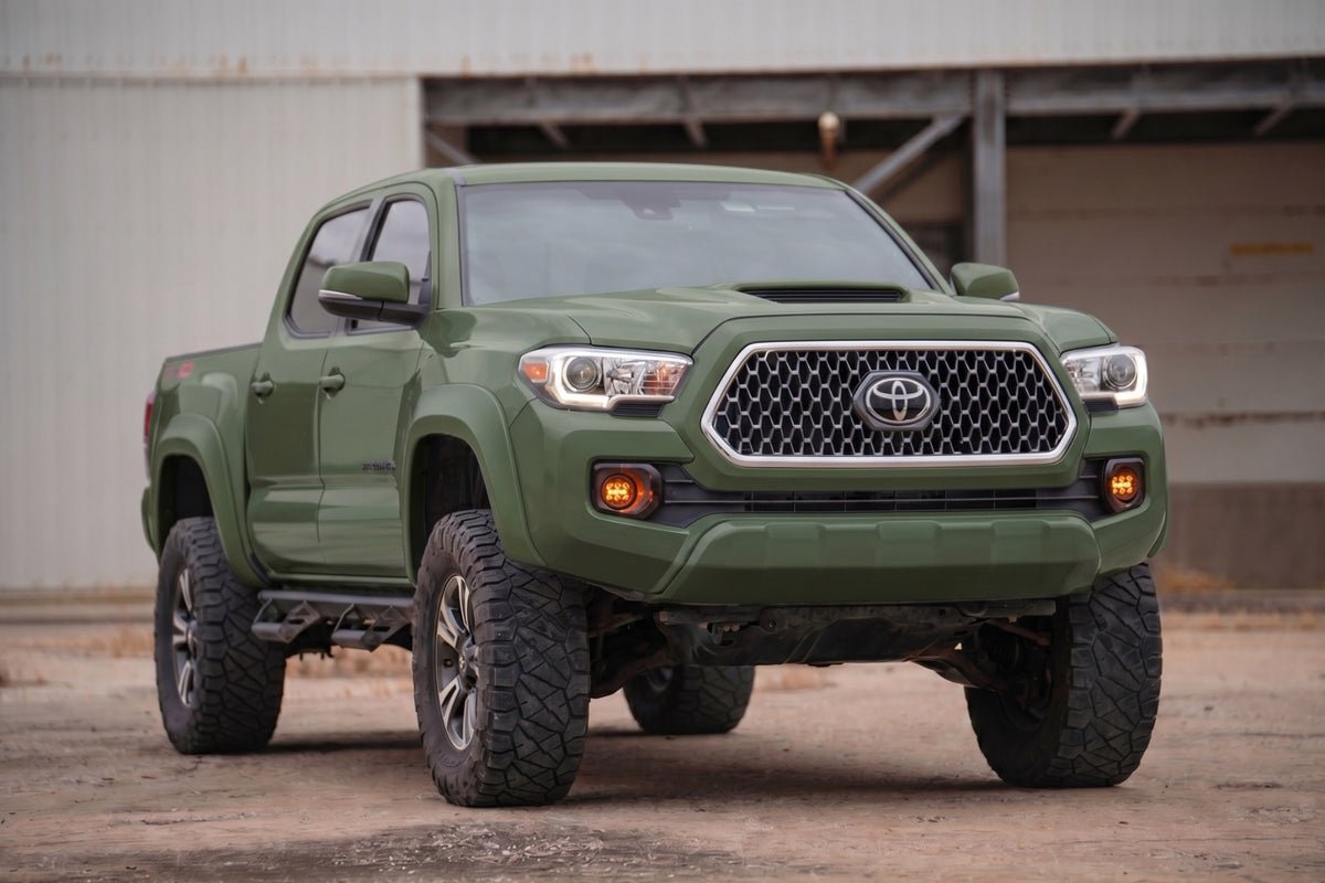 Sport Fender Flares | 6V7 Army Green | Toyota Tacoma 2WD/4WD (2016-2023) - Fender Flares (Image 4 of 6)