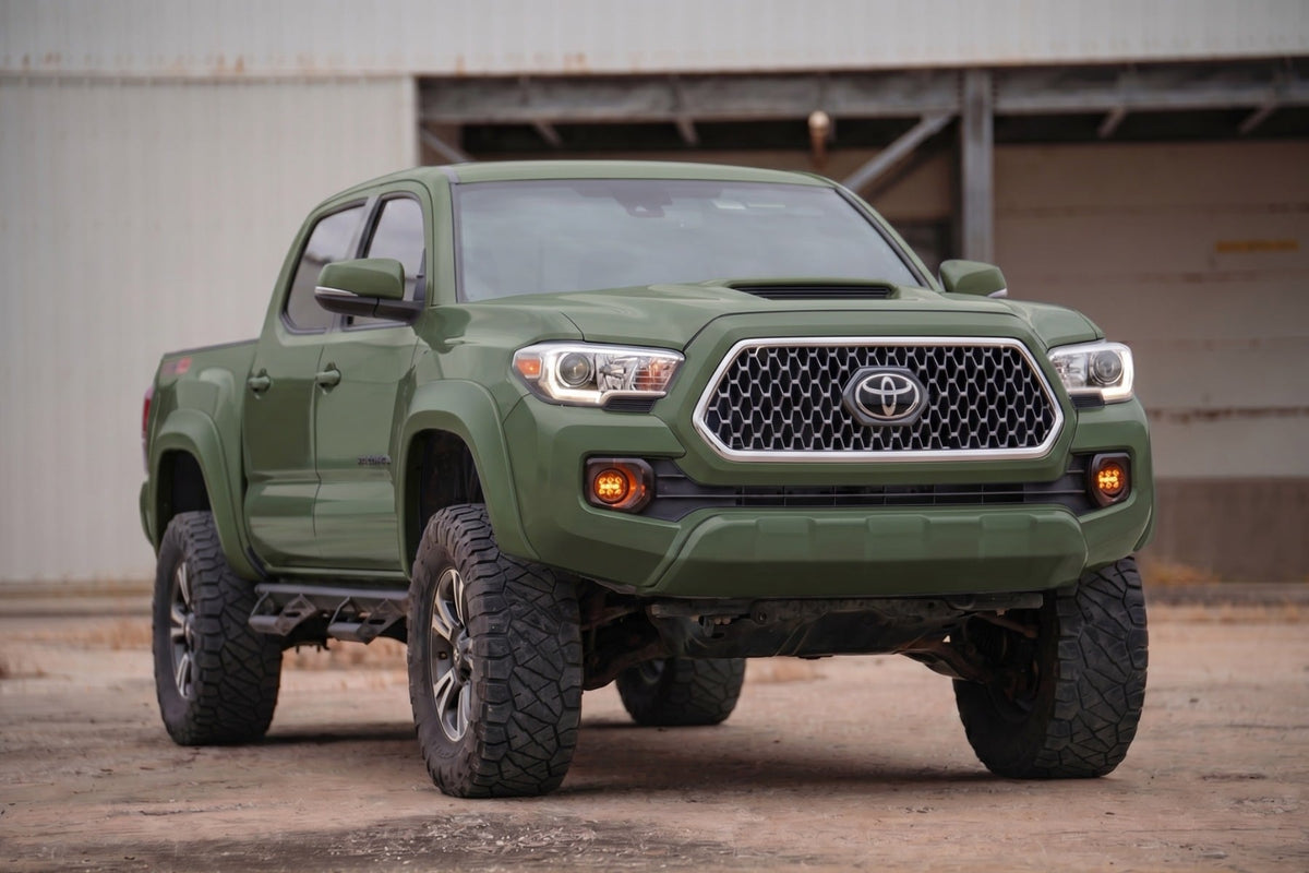 Sport Fender Flares | 6V7 Army Green | Toyota Tacoma 2WD/4WD (2016-2023) - Fender Flares (Image 4 of 6)
