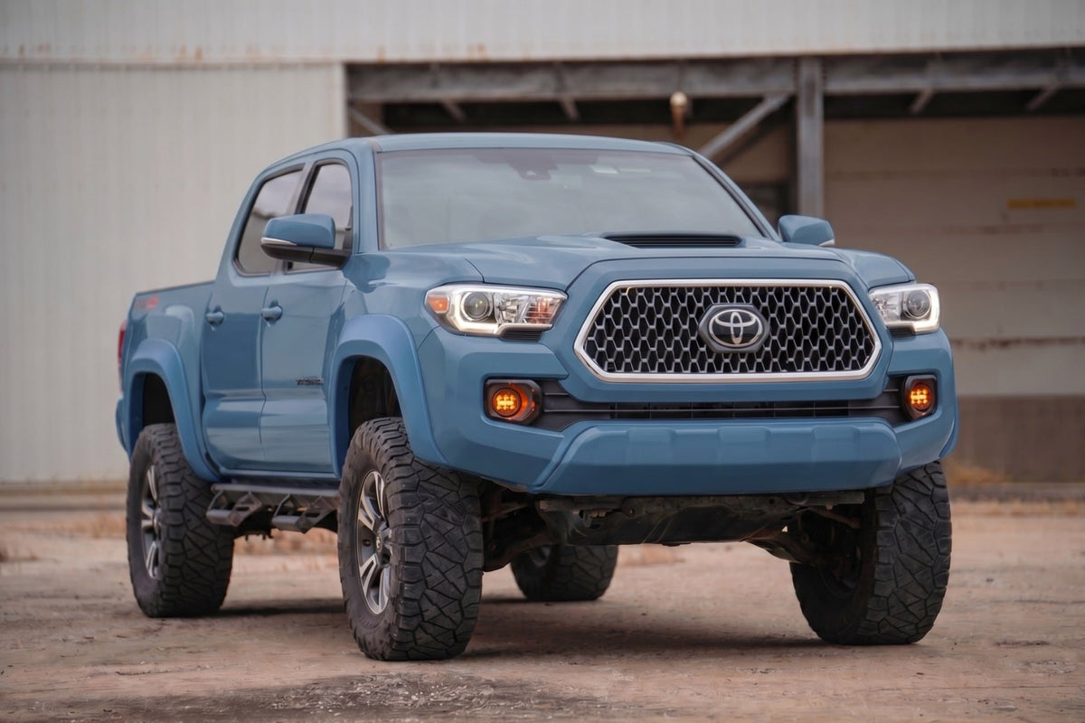 Sport Fender Flares | 8W2 Cavalry Blue | Toyota Tacoma 2WD/4WD (2016-2023) - Fender Flares (Image 4 of 6)