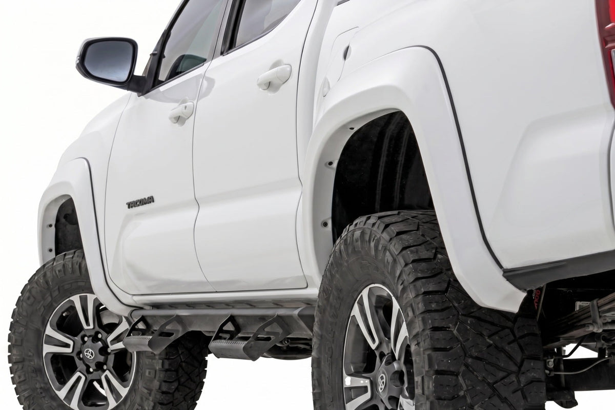 Sport Fender Flares | O40 Super White | Toyota Tacoma 2WD/4WD (2016-2023) - Fender Flares (Image 1 of 6)
