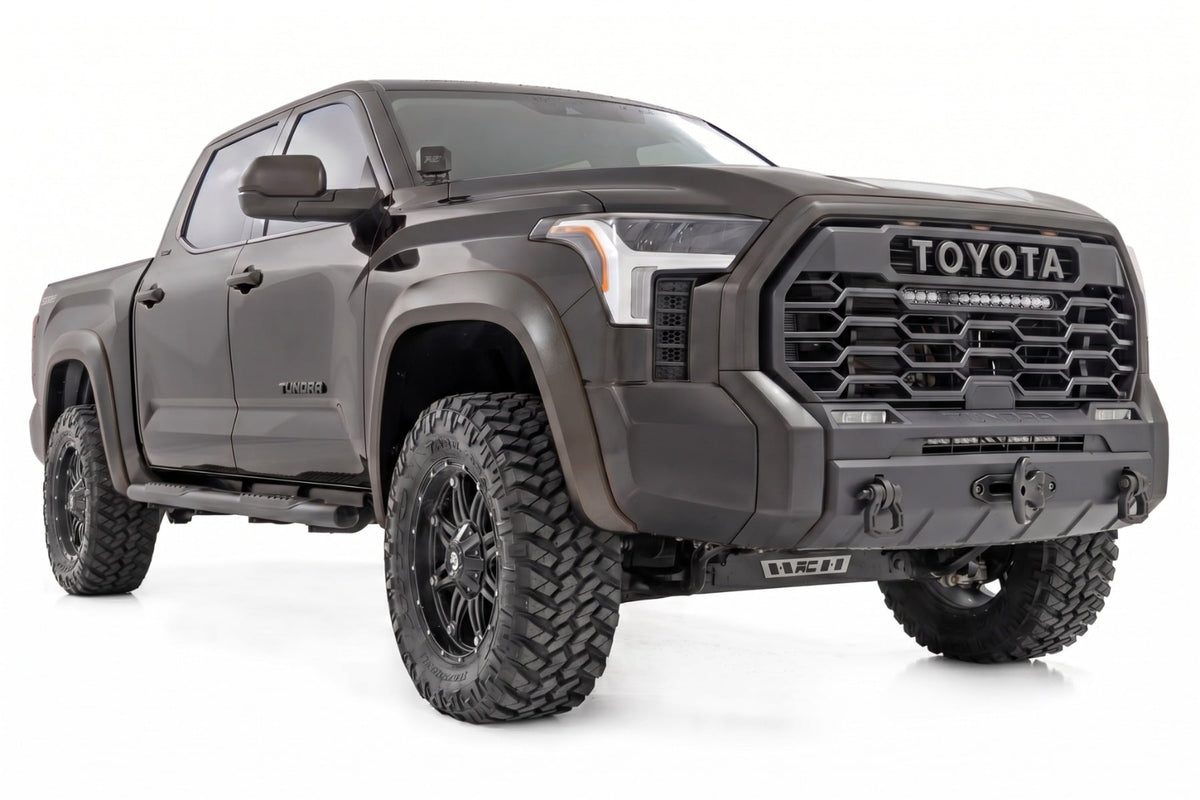 Rough Country S-T42211-1G3 Sport Fender Flares | Magnetic Gray | Toyota Tundra 2WD/4WD (2022-2026) - Studio View 4