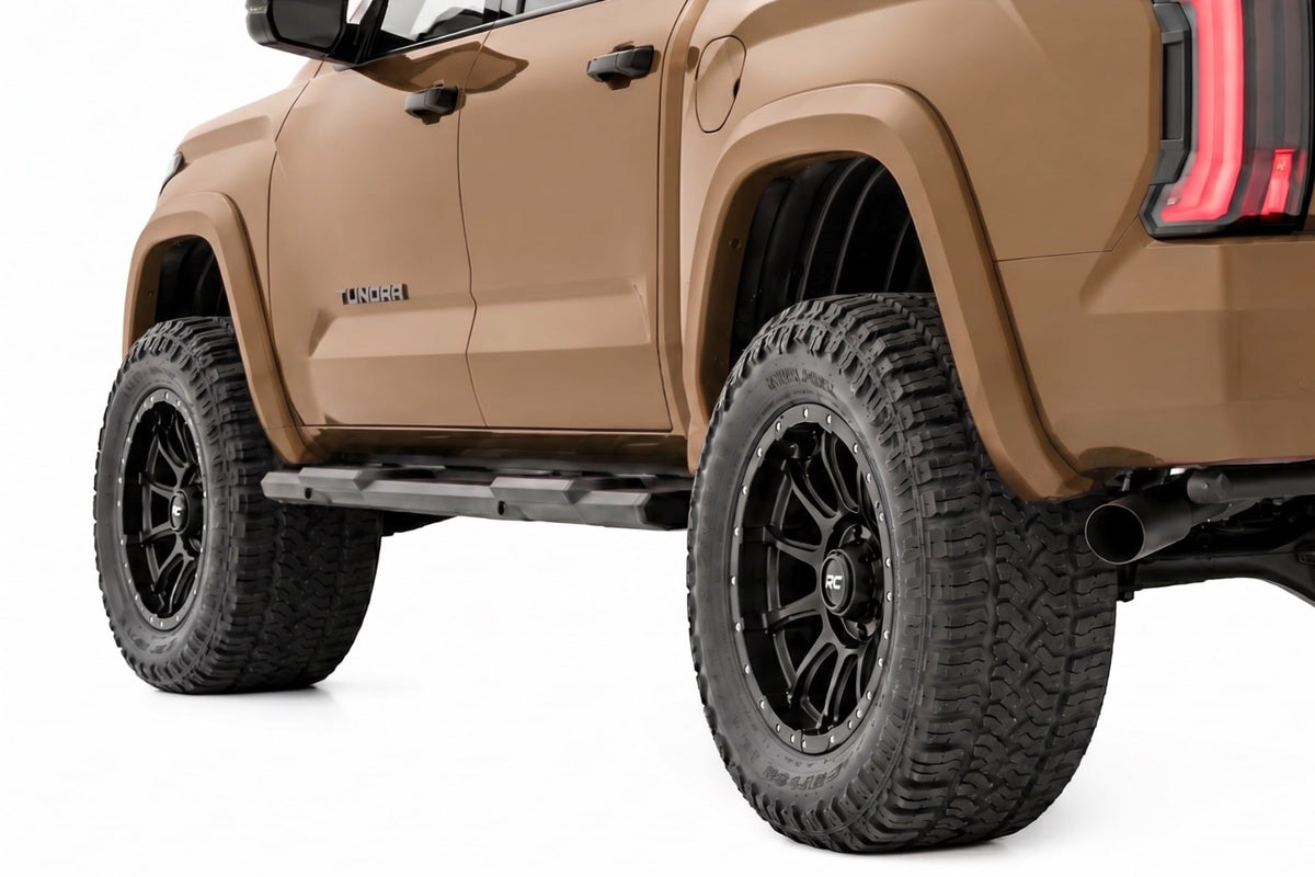 Rough Country S-T42211-4Z2 Sport Fender Flares | 4Z2 Mudbath | Toyota Tundra 2WD/4WD (2022-2026) - Studio View 2
