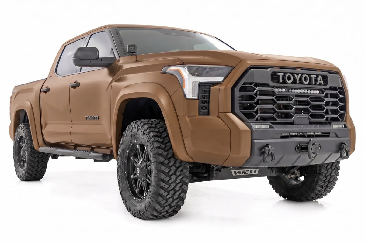 Rough Country S-T42211-4Z2 Sport Fender Flares | 4Z2 Mudbath | Toyota Tundra 2WD/4WD (2022-2026) - Studio View 4