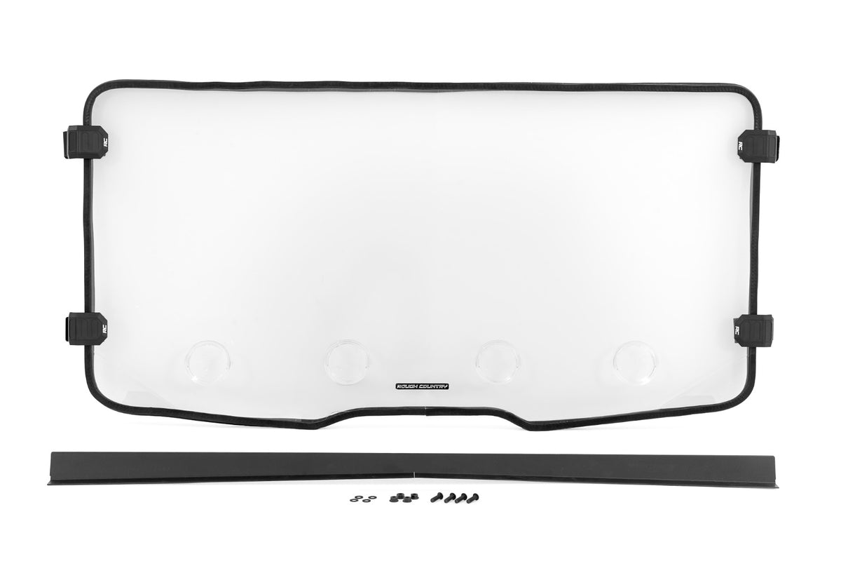 Vented Full Windshield | Scratch Resistant | Segway UT6 - Windshields (Image 3 of 6)