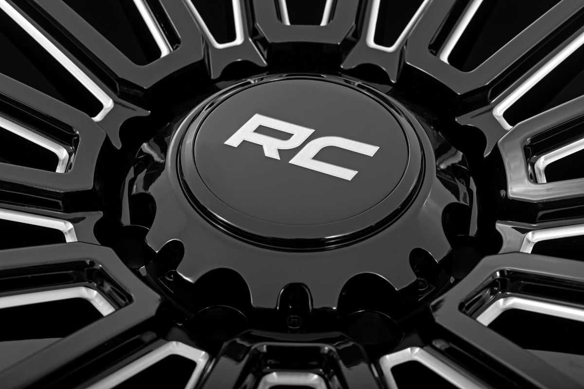 Rough Country 97 Series Wheel | One-Piece | Gloss Black | 17x9 | 5x5 | -12mm - RC Wheels (Image 6 of 6)