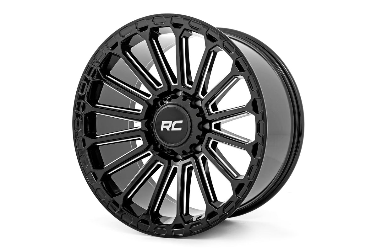 RC 97 Series Wheel | One-Piece | Gloss Black | 17x9 | 6x5.5 | -12mm (manufacturer page)