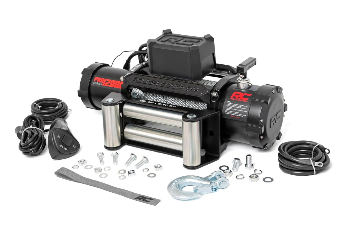 12000-Lb Pro Series Winch | Steel Cable - Winches & Acc (Image 1 of 6)