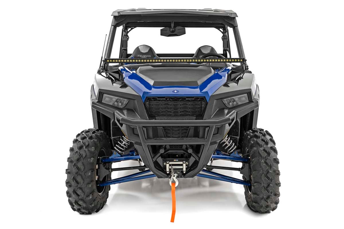 LED Light Kit | Lower Windshield | 50" Black Single Row | White DRL | Polaris General XP 4 1000 - Lighting & Acc (Image 5 of 5)