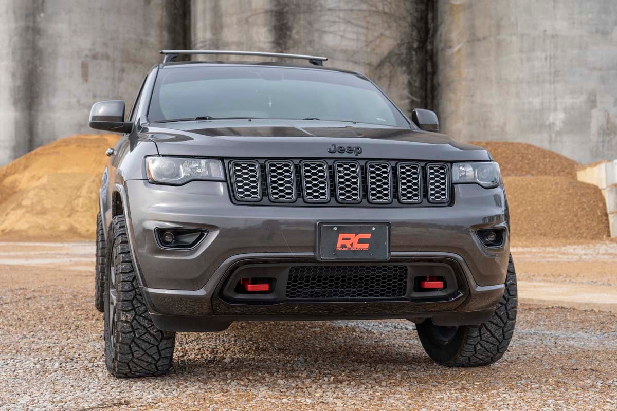 Tow Hooks | Forged | Red | Jeep Grand Cherokee 2WD/4WD (2015-2022) - Winches & Acc (Image 3 of 6)