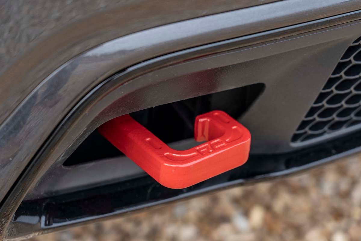 Tow Hooks | Forged | Red | Jeep Grand Cherokee 2WD/4WD (2015-2022) - Winches & Acc (Image 5 of 6)