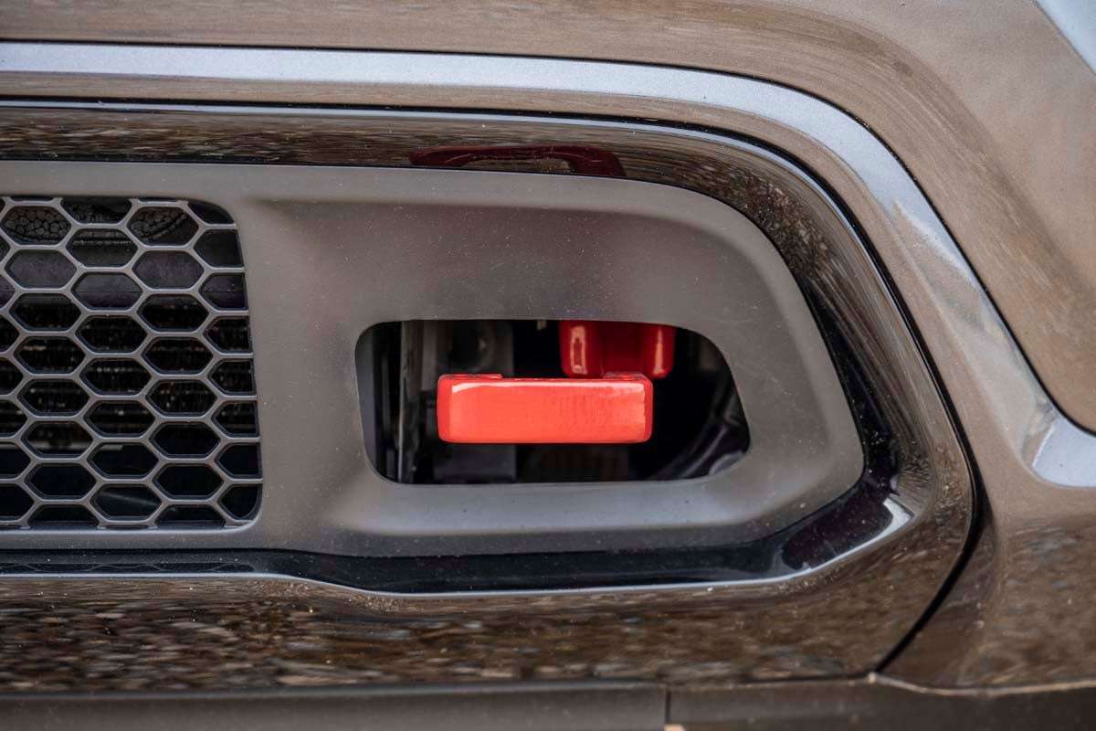 Tow Hooks | Forged | Red | Jeep Grand Cherokee 2WD/4WD (2015-2022) - Winches & Acc (Image 4 of 6)