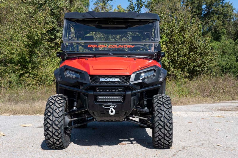 RC LED Light Kit | Cage Mount | 50" Black Single Row | Honda Pioneer 1000/Pioneer 1000-6 (manufacturer page)